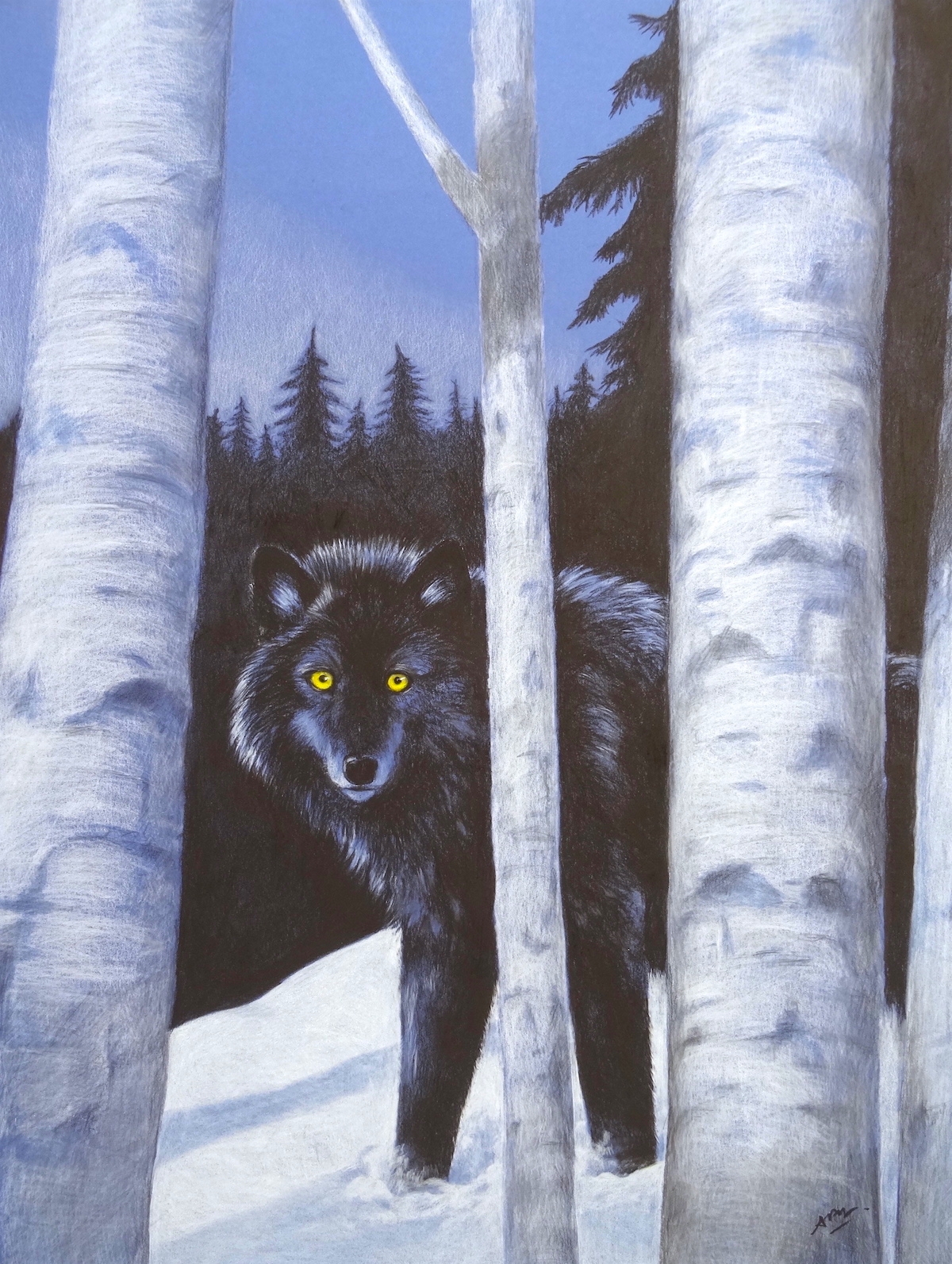 wolves-between-two-birches